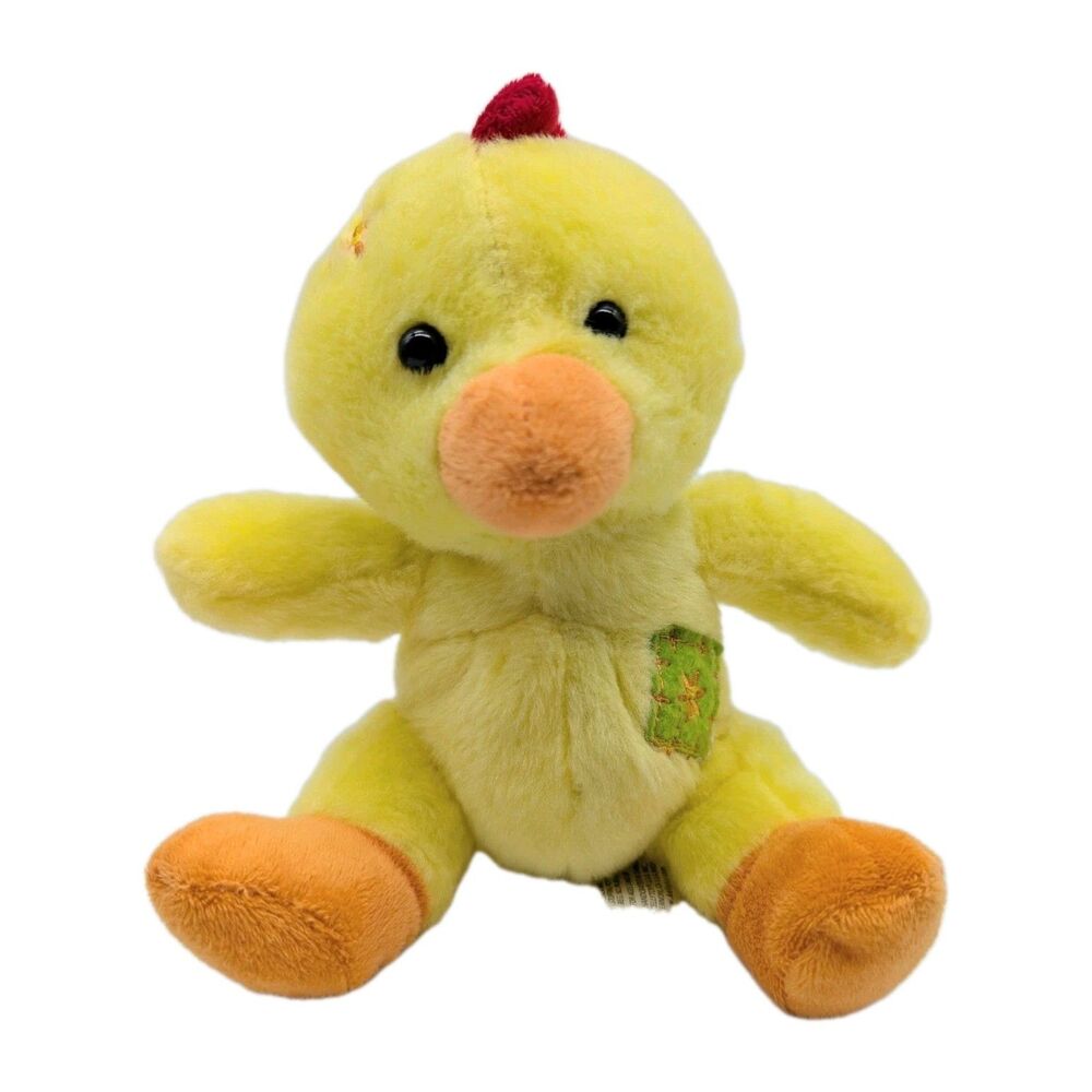 Kellytoy Yellow Plush Chick Baby Duck Stuffed Animal Toy 7" 2011 HTF